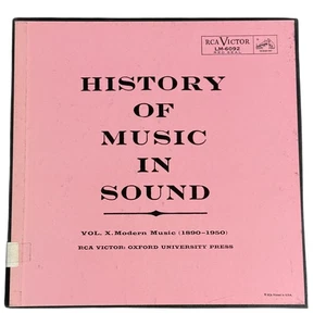 RCA Victor History of Music in Sound Vol X Music 1890-1950 Vinyl Record LP Set - Imagen 1 de 4