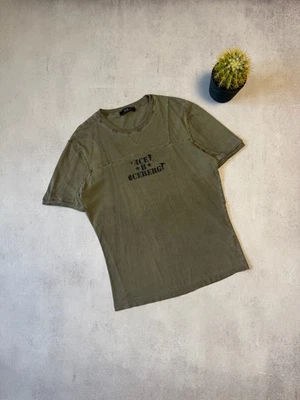 Camiseta Iceberg Logo Grande Caqui Para Hombre Japonesa Avanguardia De Colección Lujo Foto 1 de 4