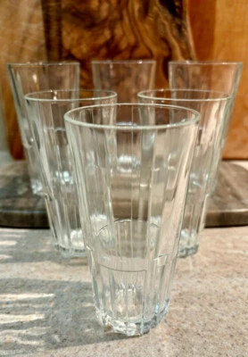 Difícil de encontrar Duralex JAZZ vasos Highball, Francia, juego de 6 vasos raros Foto 1 de 4