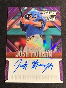 2014 Panini Prizm Draft Picks - #50 Josh Morgan Auto Purple Prizm /149 - Picture 1 of 2