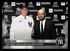 2022 Topps Now Offseason #OS-55 Aaron Judge Derek Jeter New York Yankees