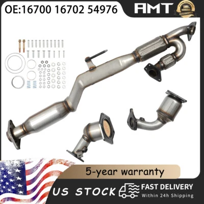 3X Catalytic Converter Set for 2013-20 Infiniti JX35 QX60 Nissan Pathfinder 3.5L Foto 1 de 4