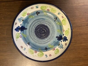 HANDGEFERTIGTE in Spanien maßgeschneiderte Schüssel mit eingebautem Käse/Knoblauchreibe schöne Kunst - Bild 1 von 3