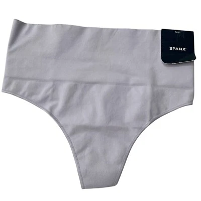 Spanx High-Waisted Purple EcoCare Shaping Thong Seamless Panty Small 40048r - Изображение 1 из 4