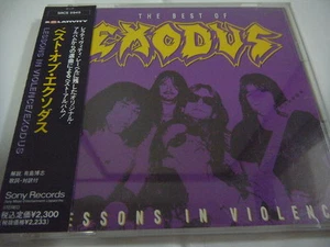 EXODUS-Lessons In Violence JAPAN 1st.Press w/OBI Metallica AC/DC Slayer Megadeth - Picture 1 of 7