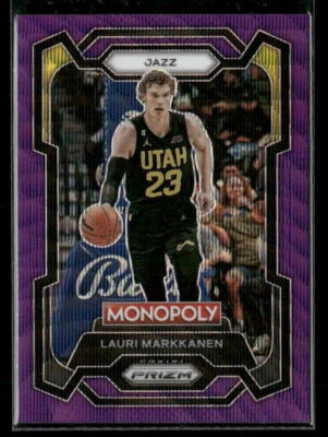 2023-24 Panini Prizm Monopoly #85 Lauri Markkanen Purple Utah Jazz - Image 1 of 2