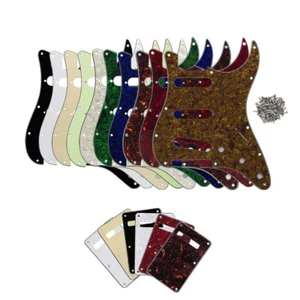 Set US ST SSS Guitar Pickguard 11-Hole Scratch Plate + Back Tremolo Cover - Picture 1 of 34