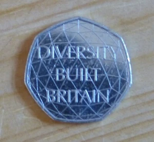Diversity Built Britain 50p - zirkuliert - 2020 - Bild 1 von 2