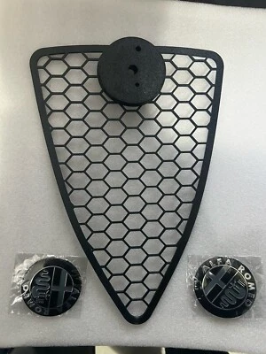 Griglia A Nido D'Ape + 2 LOGHI Alfa Romeo Mito 2008-2015 griglia anteriore - Image 1 of 4