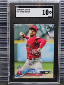 Shohei Ohtani 10 Graded Baseball Sports Trading Cards 