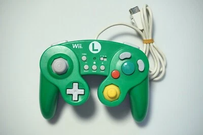 Nintendo Wii U Wii Super Mario Luigi Hori Classic Controller US Seller - Image 1 of 2