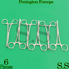 6 Pennington Forceps Sloted 6" Body Piercing Tools