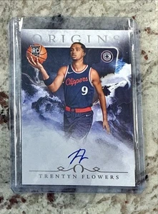 2024-2024 ORIGINS TRENTYN FLOWERS ROOKIE AUTO ON-CARD *6510 - Picture 1 of 1