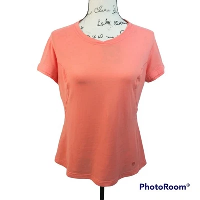 Camiseta atlética Mountain Hard Wear coral G - Imagem 1 de 4