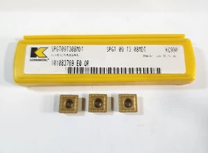 KENNAMETAL SPGT09T308MDT Nuevos Insertos de Carburo Grado KC990 3 piezas - Imagen 1 de 3