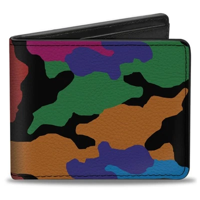 Bi-Fold Wallet Camo Multi Neon - Image 1 of 4