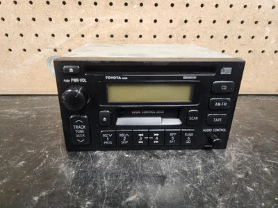 96-00 丰田 4Runner Supra Land Cruiser 收音机 立体声 CD 播放器 原始设备制造商 86120-35170 — 第 1/4 张图片