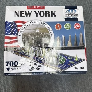 History Over Time 4D Cityscape Puzzle City of New York 840 PCs New Open Box - Picture 1 of 3