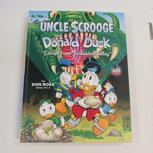 Libro Disney encuadernado Donald Scrooge Don Rosa #8 ESCAPE FROM FORBIDDEN VALLEY - Imagen 1 de 9