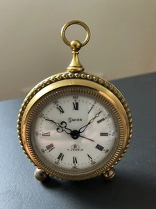 Swiza Wecker, 8 Tage, 7 Juwelen, Vintage, Swiss made, super Zustand - Bild 1 von 2