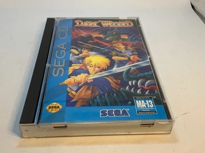 Vintage Dark Wizard Sega CD 1994 complete Manual W foam pad no reg card Read. - Image 1 of 4