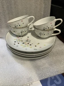 Vintage Laurel China 50er Jahre 4 teiliges Teeservice Made in Japan - Bild 1 von 7