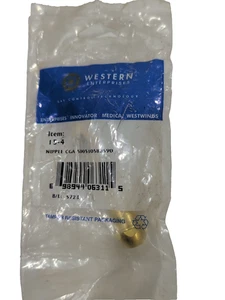 WESTERN ENTERPRISES 15-4 NIPPLE CGA 500510580590 NOS - Picture 1 of 3