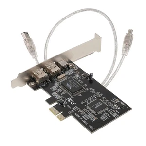 PCIe to 1394 3 Ports Expansion with Low Profile Bracket and Cable for Desktop PC - Afbeelding 1 van 12