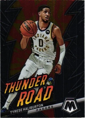 2022-23 Panini Mosaic #3 Tyrese Haliburton Thunder Road - Image 1 of 2