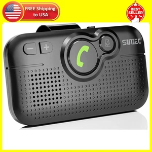 Kit Voiture Bluetooth Mains Libres pour Téléphone Portable, Haut-Parleur Bluetooth Sans Fil pour Voiture, - Photo 1 sur 12