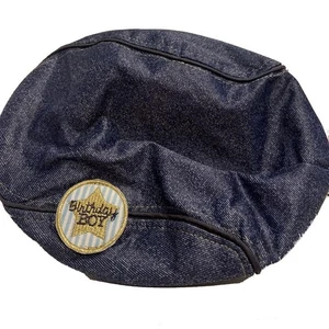 Denim-Kappe 1. Geburtstag Paper Boy-Stil Größe 12 Monate Party-Accessoire 1 Stck. neu - Bild 1 von 1