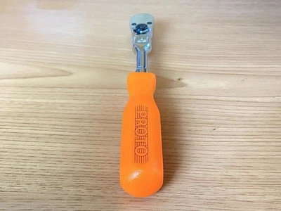 Raro Proto EE. UU. 1/4 Flex Trinquete Naranja NUEVO HECHO EN EE. UU. Foto 1 de 4