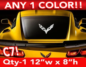CORVETTE STINGRAY C7 CAR OR WALL DECAL STICKER 12"w x 8"h ANY 1 Color - Picture 1 of 3