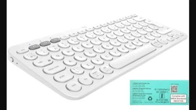 Genuine Logitech K380 Multi-Device Wireless Bluetooth Keyboard Mac IOS Android - image 1 of 3