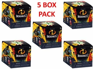 NEW & SEALED - Incredibles 2 - Series 2 - Mystery Figure Box - 5 BOX PACK !! - Picture 1 of 2