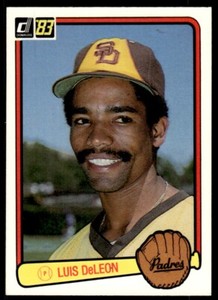 1983 Donruss Luis DeLeon San Diego Padres #296