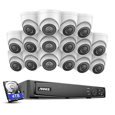 Annke POE IP67 Security Camera 5MP IP Camera with Microphone 12MP NVR Night Vision - Image 1 of 4