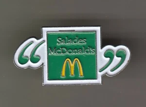 RARE PIN PINS PIN'S .. MC DONALD'S FRANCE VINTAGE 1990 TEAM CREW SALADES ~US - Picture 1 of 1