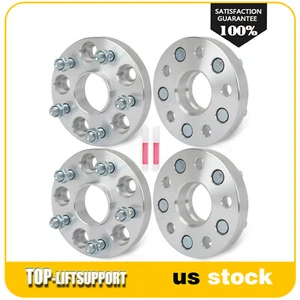 4x 1 inch 5x120 Wheel Spacers Hubcentric For Honda Pilot Odyssey Ridgeline Acura - Picture 1 of 9