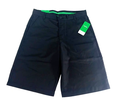 Nuevos Pantalones Cortos de Golf IZOD Niños Jóvenes Talla 20 Regular 2XL Negros con Agarre de Camisa Escuela Foto 1 de 4