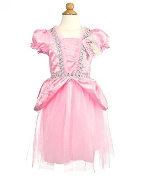 15Love Girl's Fairy Tale 公主连衣裙,粉色/银色,小号 (2-4) — 第 1/1 张图片