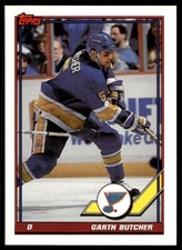1991-92 Topps Garth Butcher G23 St. Louis Blues #204