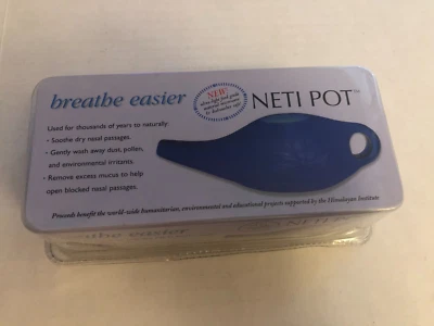 Neti Pot Breathe Easier Cleaning Washing Nose Changer Stuff Nasal Cleaner Washer - Image 1 of 2