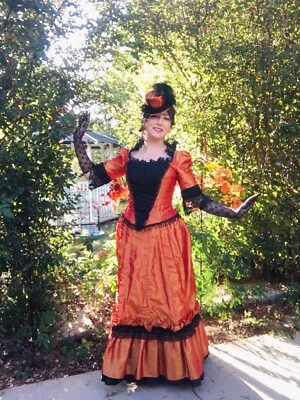 Vestido victoriano Steampunk bullicio Halloween para mujer Foto 1 de 4