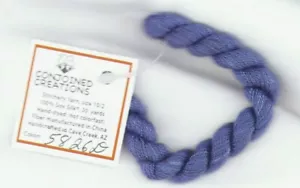 Silk Hand-Dyed Thread 30 Yd Conjoined Creations DK Blue 5826D Cross Stitch - Picture 1 of 1
