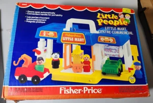 Vintage 1986 Fisher Price Little People Little Mart #2580 Complete in box - Picture 1 of 18