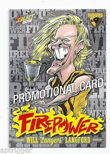 2015 Select Champions Promotional Firepower (FC33) Will LANGFORD Hawthorn - Picture 1 of 1