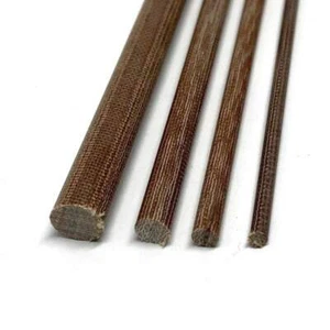 Natural Brown Canvas Micarta - Solid Round Rod - Various Sizes- 1pc - Picture 1 of 1
