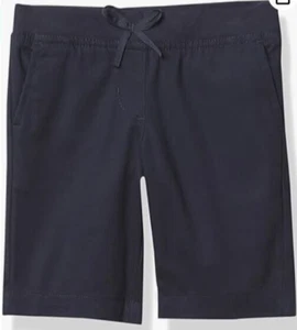 Nautica Girls' School Uniform Stretch Bermuda Pull On Stretch Shorts Navy 12R - Picture 1 of 12
