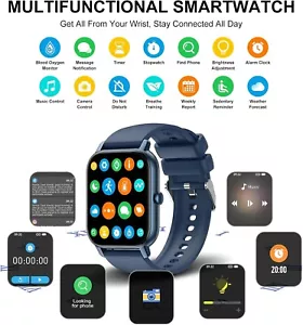 Rosa Smartwatch (Annehmen/Anrufen), 1,85 Zoll - Bild 1 von 10